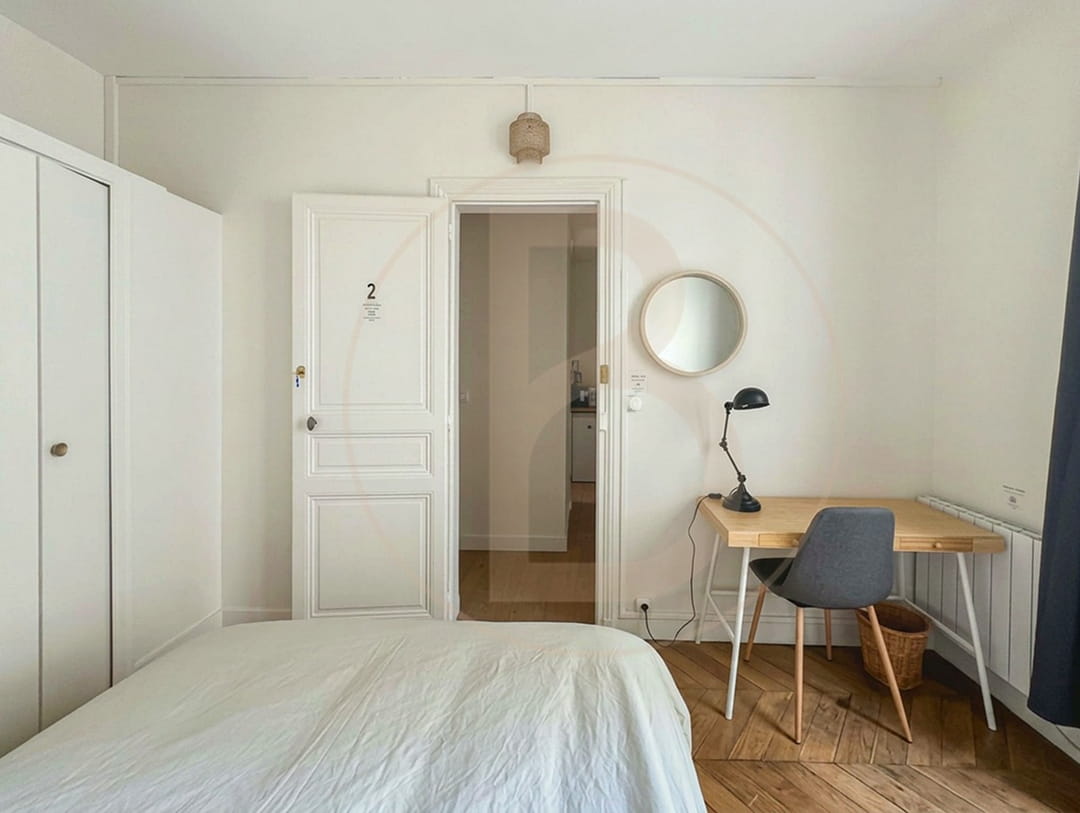Chambre d'un deux-pièces en colocation près de la place Victor Hugo, Paris 16e